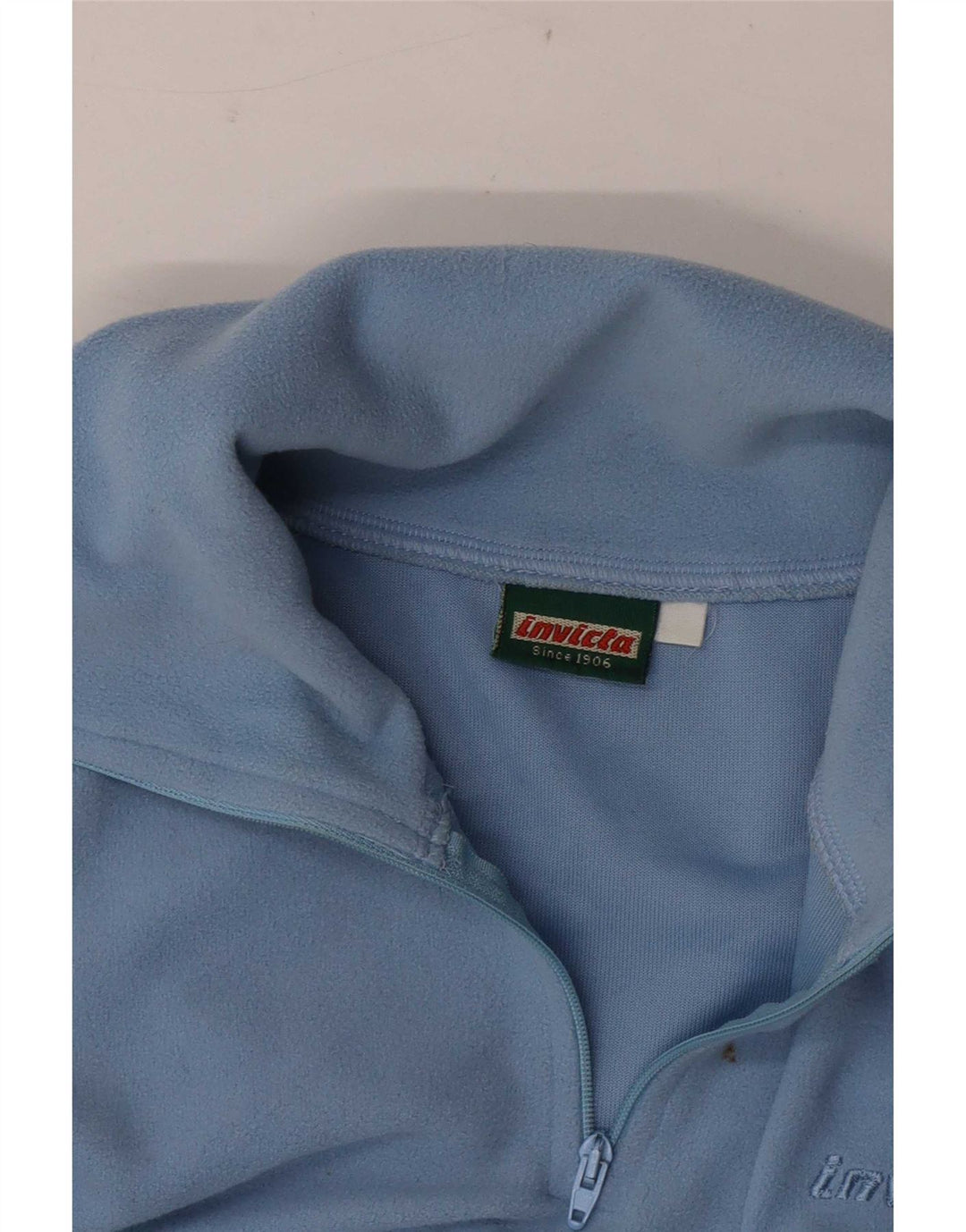 Invicta Damen-Fleecepullover mit Reißverschluss am Hals, UK 16, Größe L, Blau