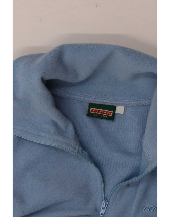 Invicta Damen-Fleecepullover mit Reißverschluss am Hals, UK 16, Größe L, Blau