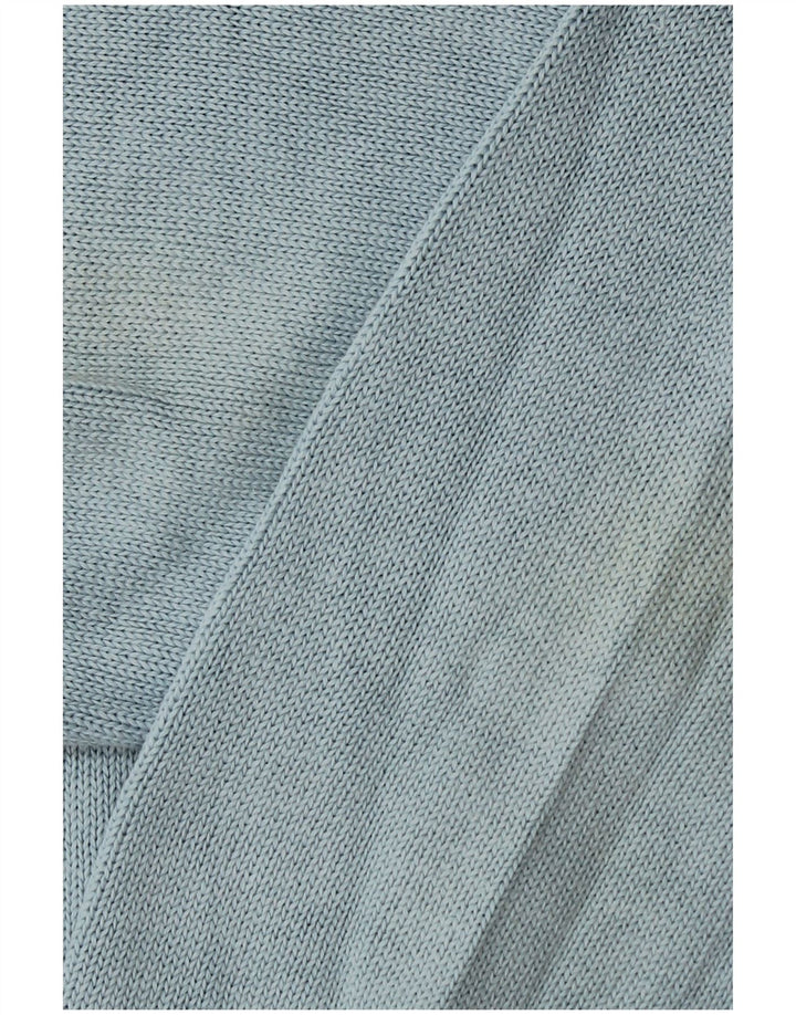 Marina Yachting Herren-Pullover mit Rundhalsausschnitt, mittelblaue Baumwolle