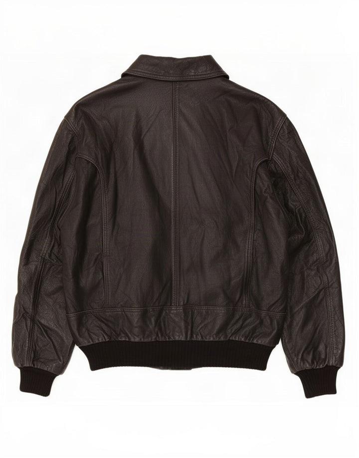 Michel Herren Lederjacke IT 50 Large Schwarz