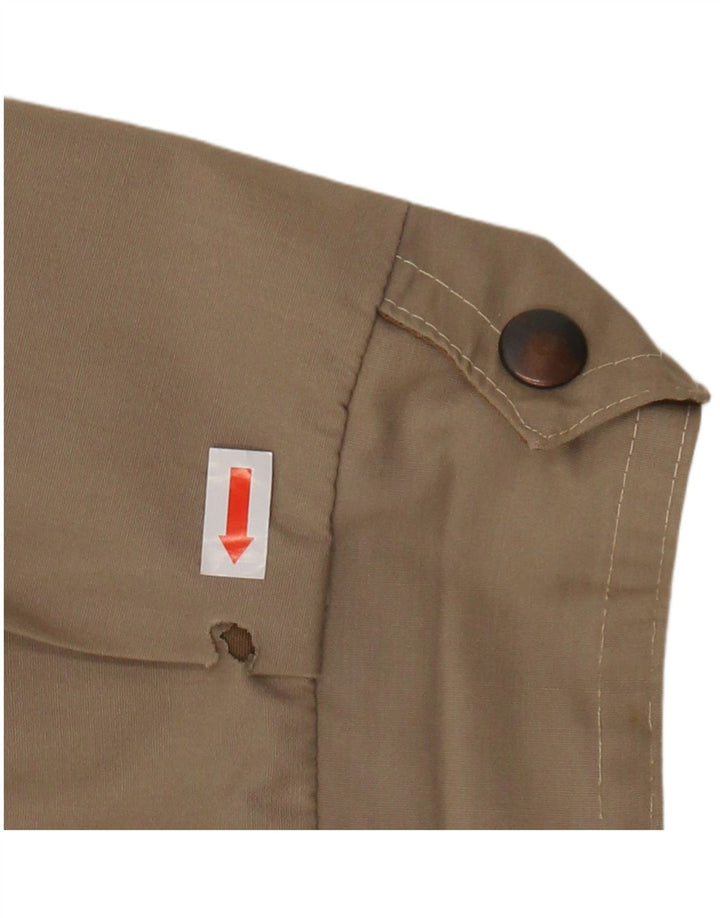 VINTAGE Mens Military Reversible Jacket UK 42 XL Beige