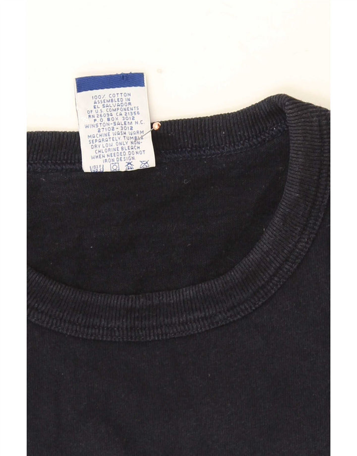 Champion Herren-T-Shirt mit Grafik, mittlere Marineblau-Baumwolle