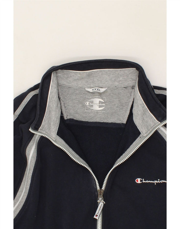 CHAMPION Herren-Trainingsanzug-Oberteil, Jacke, 3XL, Marineblau, Baumwolle