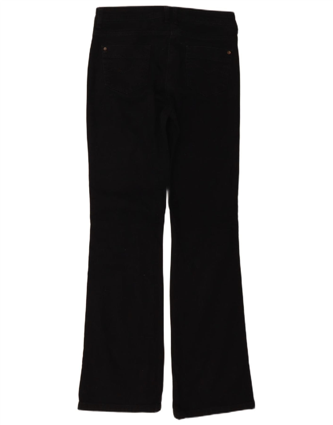Lange Bootcut-Jeans für Damen von Marks & Spencer, UK 10, Größe S, W28, L33, schwarze Baumwolle