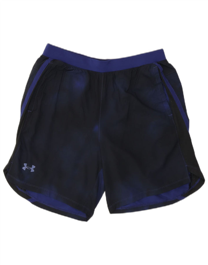 Under Armour Herren-Sportshorts, groß, Marineblau, Batik-Polyester