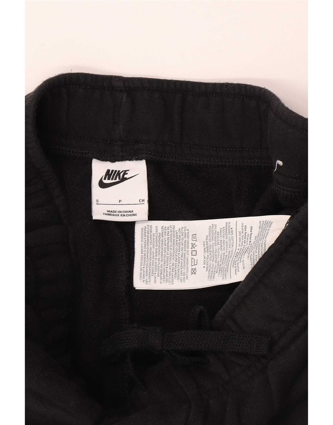 Nike Herren-Trainingshose, Jogginghose, Größe S, Schwarz, Baumwolle