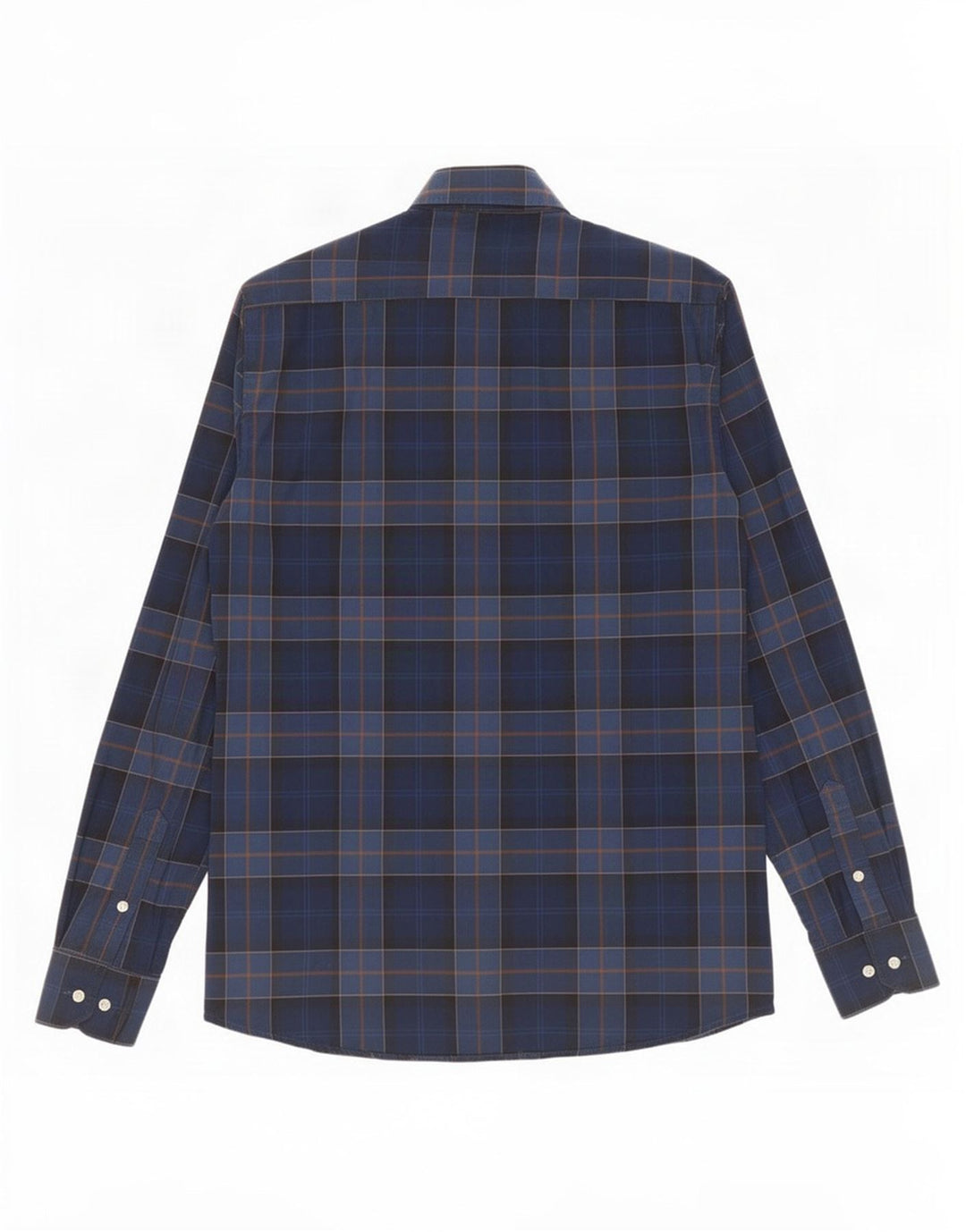 Barbour Tailored Fit Herrenhemd aus mittelblauer karierter Baumwolle