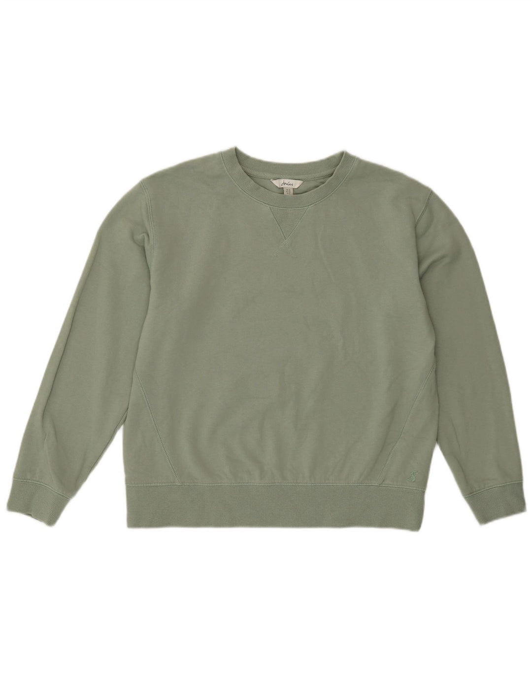 Joules übergroßer Damen-Sweatshirt-Pullover, UK 10, Größe S, Grün, Baumwolle