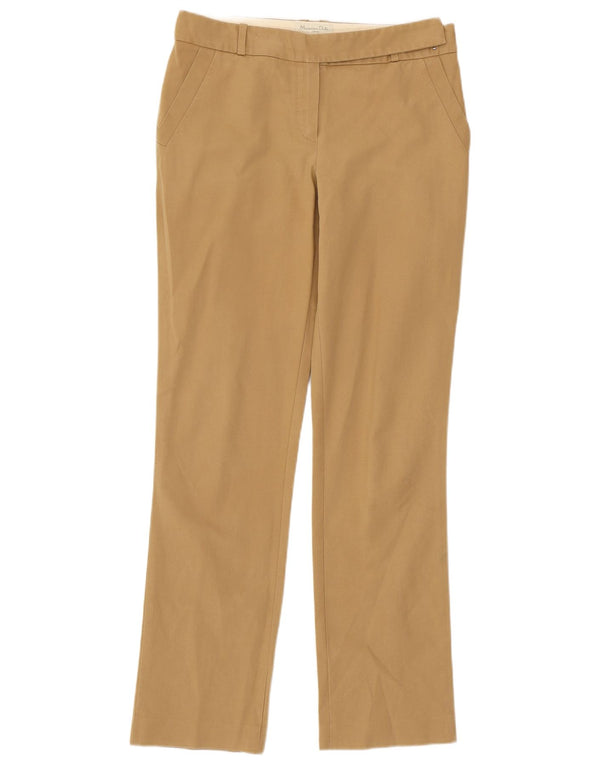 Massimo Dutti Damen gerade Anzughose EU 38 Small W28 L30 Beige