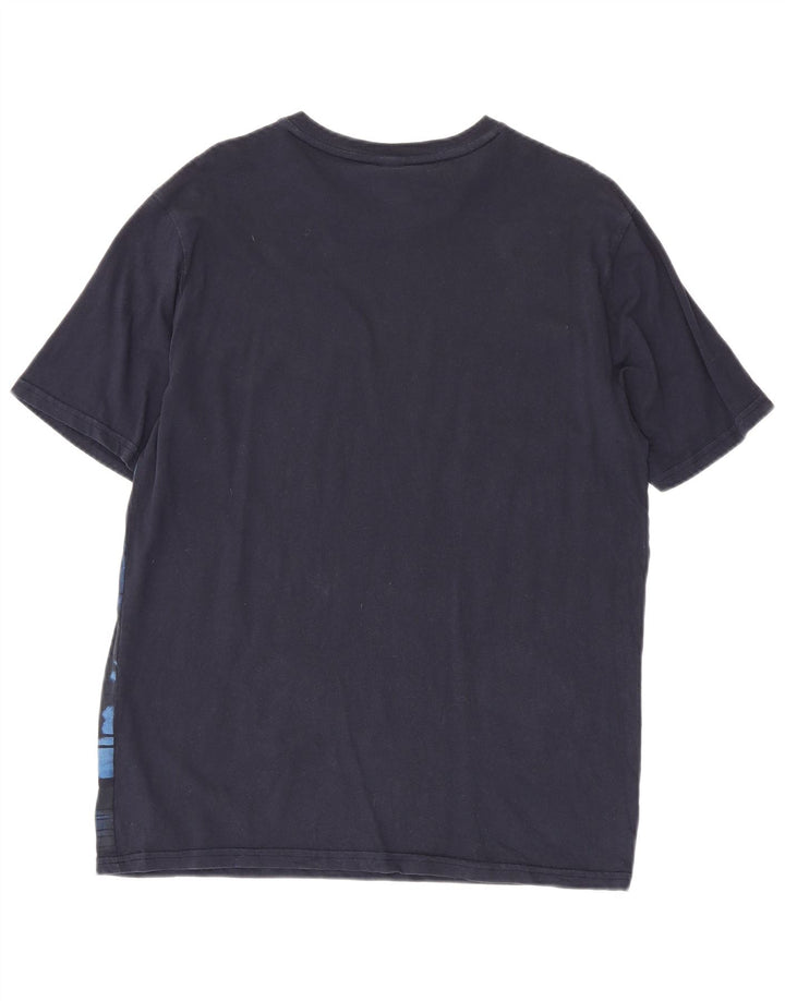 Oakley Herren-T-Shirt mit normaler Passform, mittleres Marineblau mit Blumenmuster