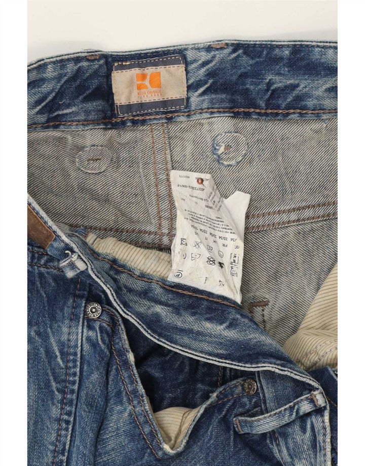 Hugo Boss Herren Slim Jeans W33 L34 Blaue Baumwolle