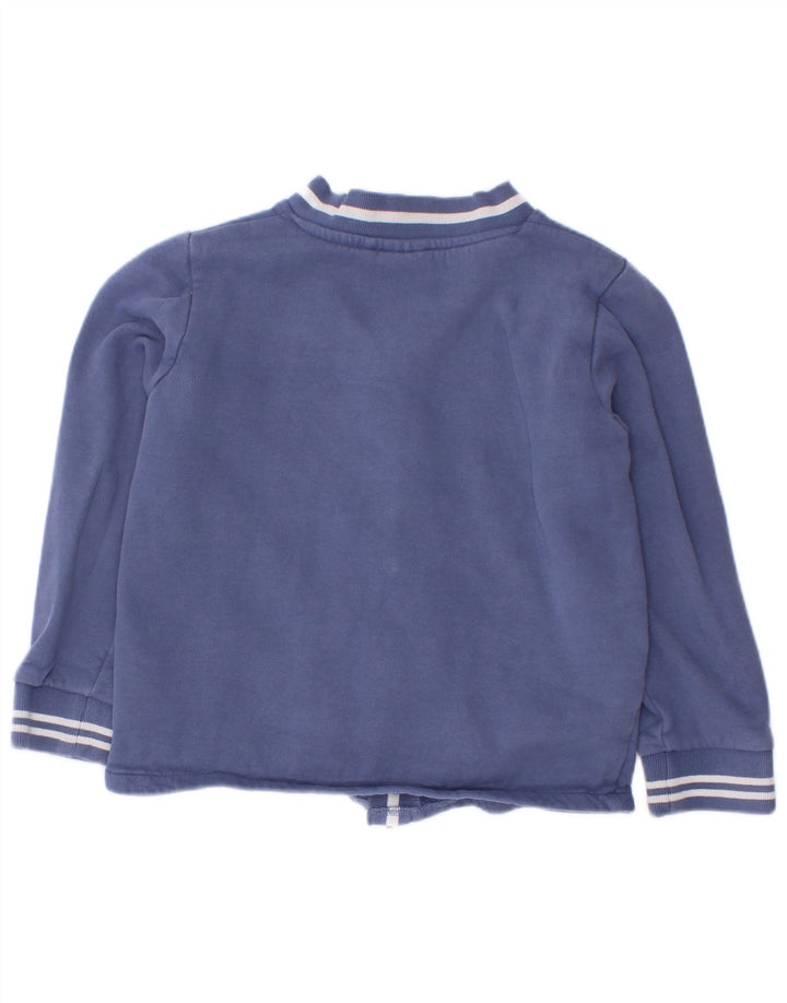 Ted Baker Jungen-Trainingsanzugoberteil mit Grafik, 5–6 Jahre, blaue Baumwolle