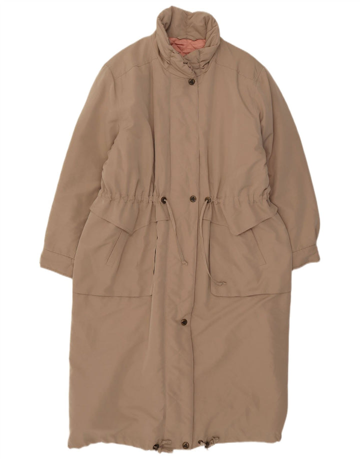 Trevira Damen Regenmantel UK 16 Large Beige Polyester
