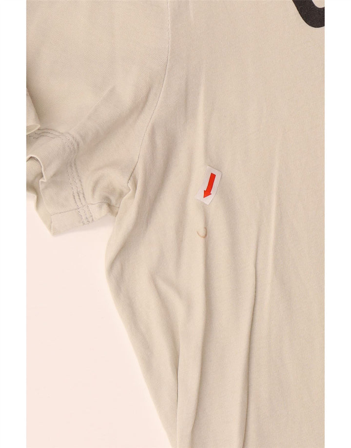 G-STAR Mens Graphic T-Shirt Top Large White Cotton