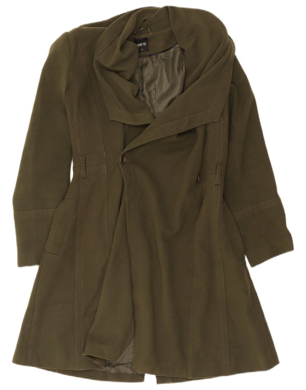 Oasis Damenmantel UK 14 Medium Khaki Polyester