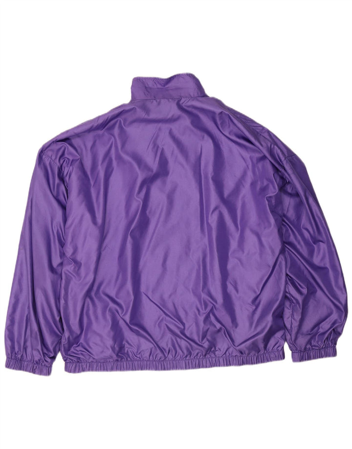 Vintage Herren Trainingsanzug Top Jacke 2XL Lila Polyamid