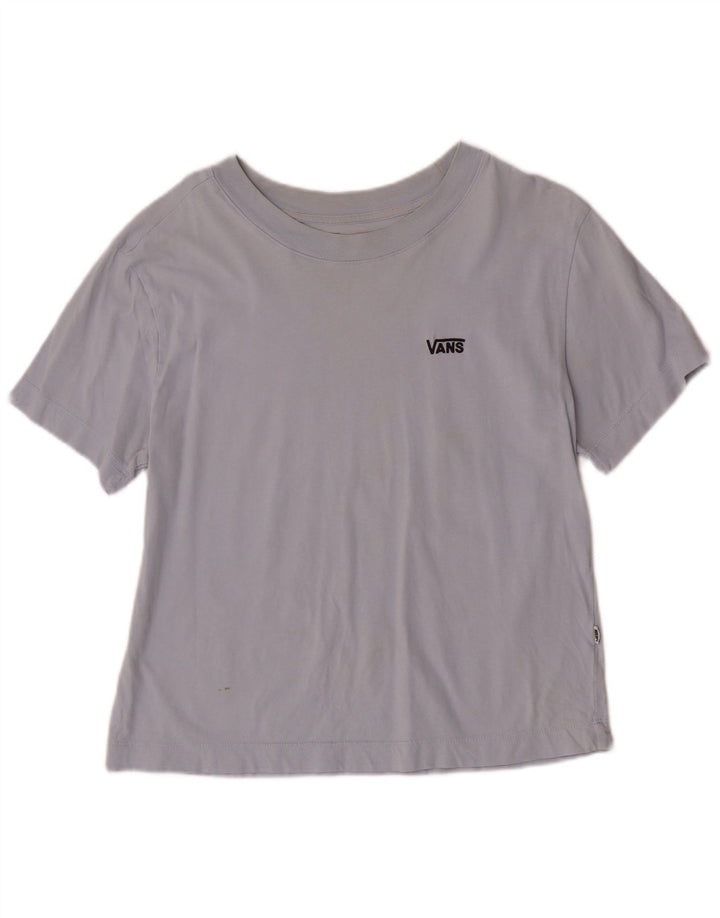 Vans Damen Kurzarm-T-Shirt mit normaler Grafik, Gr. 14, Blau