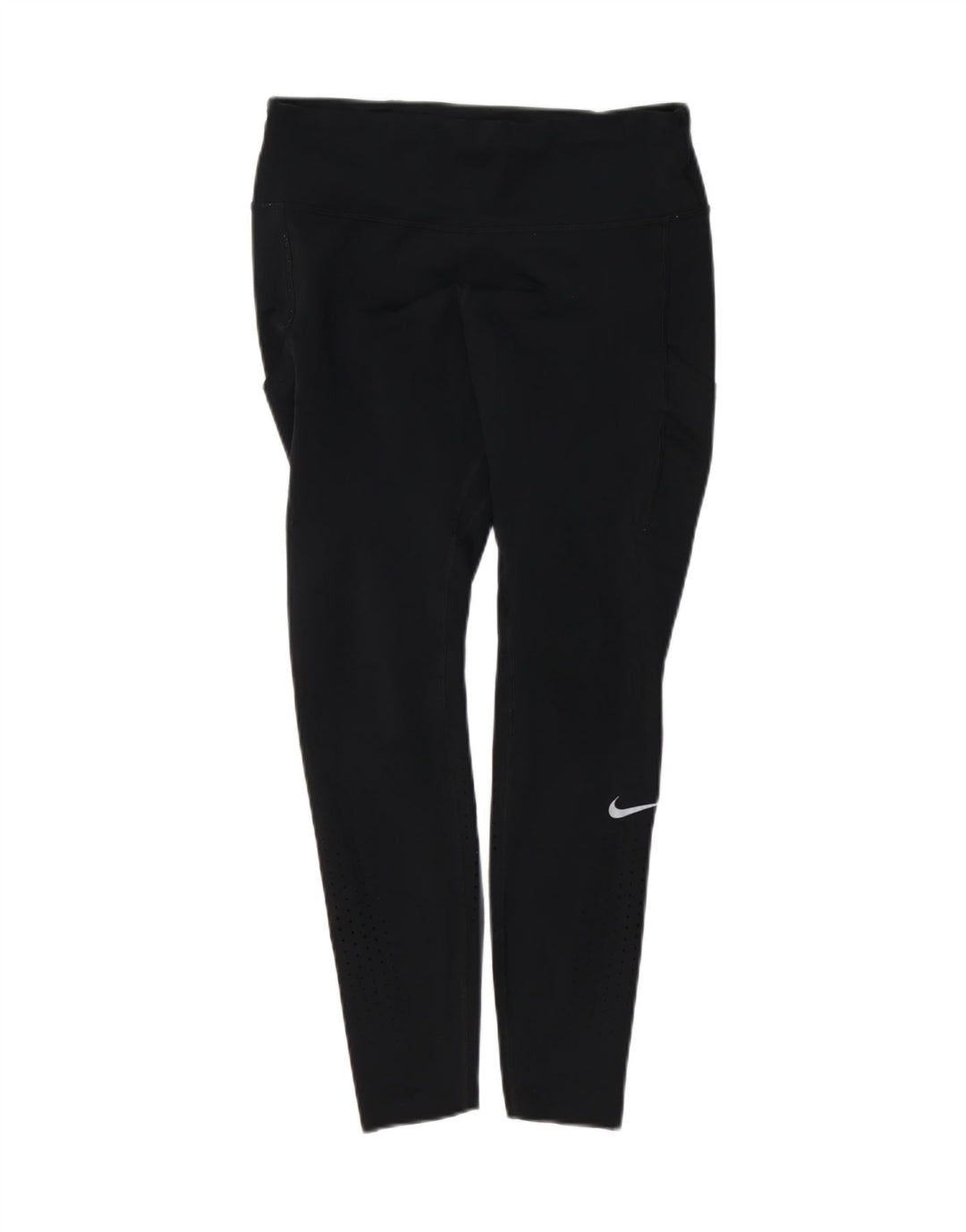 Nike Damen Crop Leggings UK 14 Large Schwarz