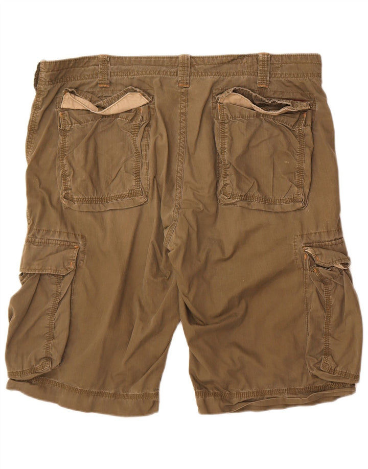 Marlboro Classics Herren Cargoshorts W38 XL Khaki Baumwolle