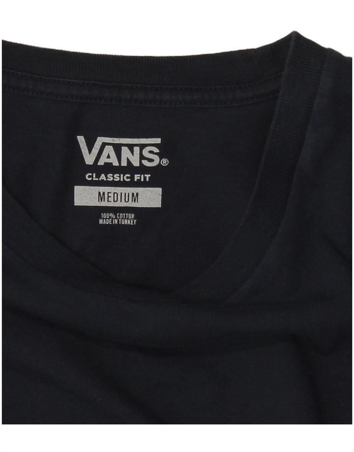 Vans Herren-T-Shirt mit klassischer Passform, mittelmarineblauer Baumwolle