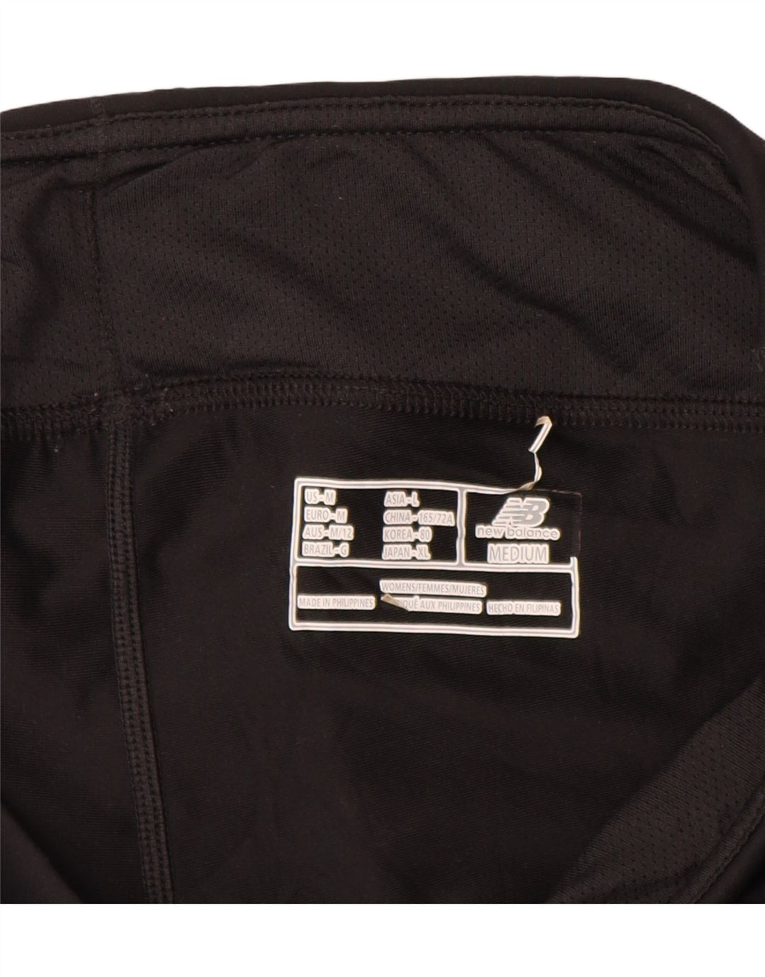 New Balance Damen Sportshorts UK 12 Medium Schwarz Polyester