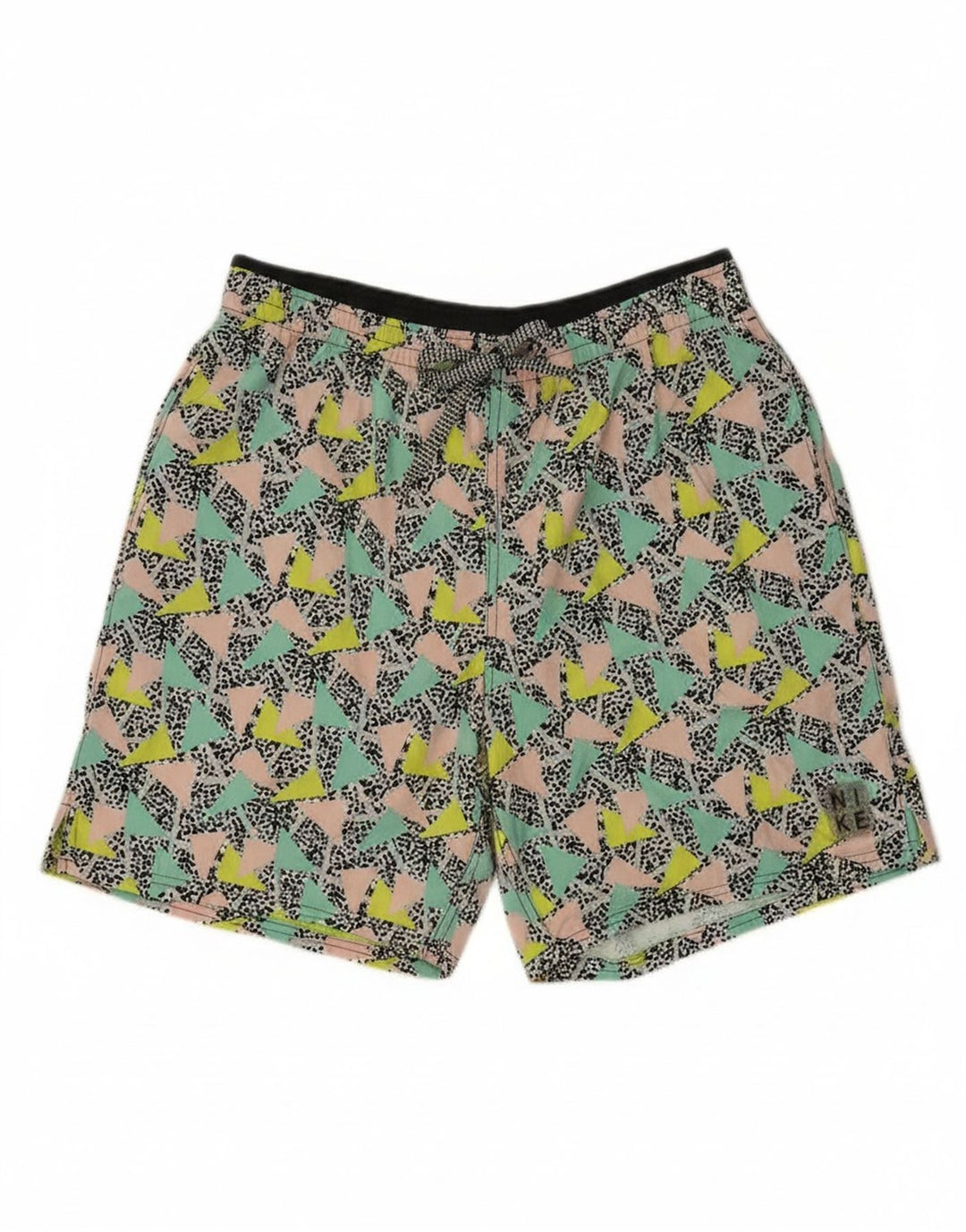 Nike Herren-Sportshorts, mittelgroß, mehrfarbig, geometrisch, Polyester