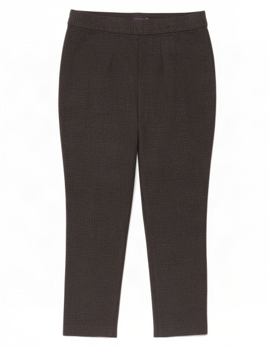 Marks & Spencer Damen Slim Hose UK 16 Large W32 L27 Grau Hahnentrittmuster