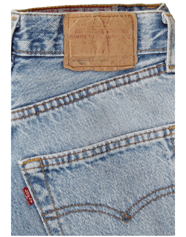 Levi's Damen 501 Straight Jeans W28 L27 Blaue Baumwolle