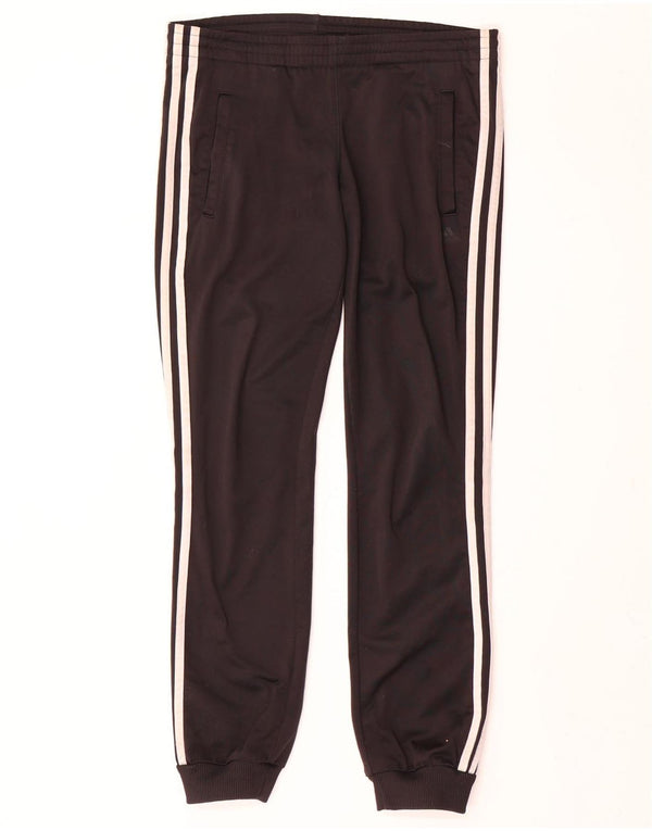 Adidas Damen Trainingshose Jogger UK 4/6 XS Schwarz Polyester