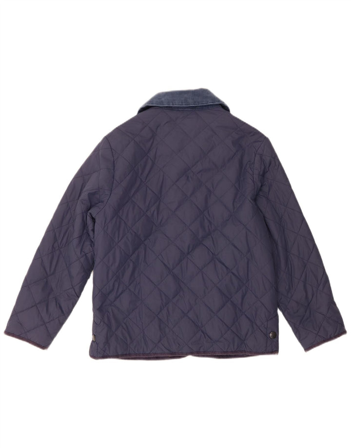 Jack Wills Damen Steppjacke UK 14 Medium Marineblau Nylon