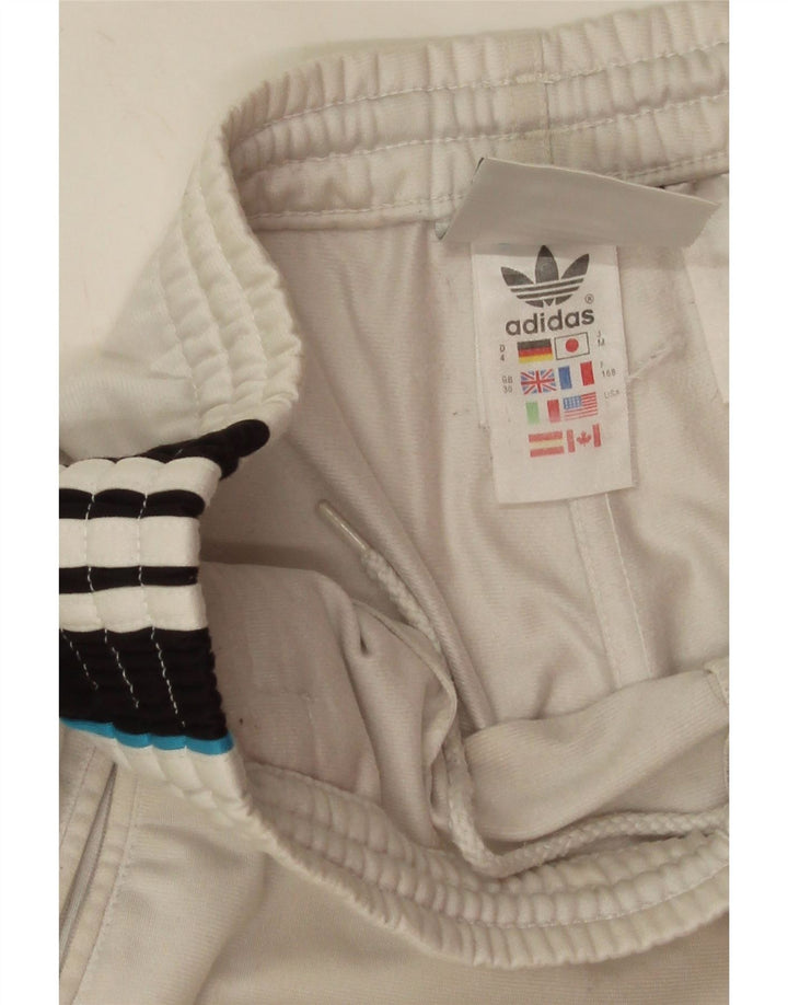 Adidas Herren-Trainingshose mit Grafik, mittelweißes Farbblock-Polyester