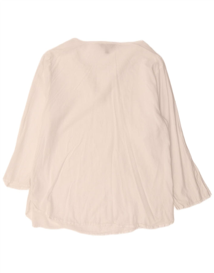 Mountain Warehouse Damen-Pulloverhemd, UK 18, XL, weiße Baumwolle