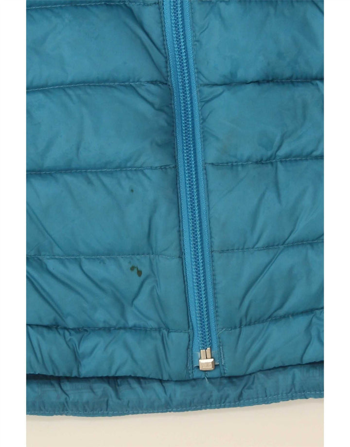 Ariat Wattierte Weste für Mädchen, 9–10 Jahre, mittelblaues Nylon