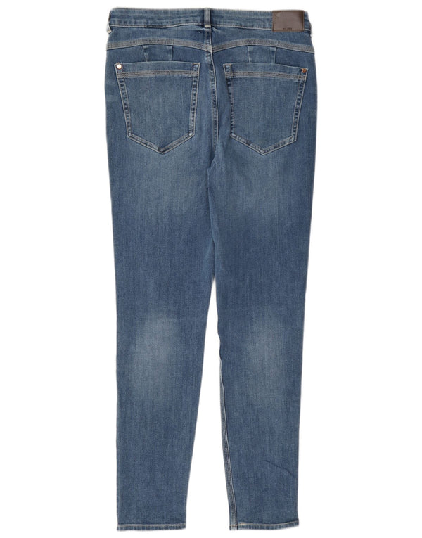 Marks & Spencer Damen Skinny Jeans UK 12 Medium W28 L28 Blaue Baumwolle