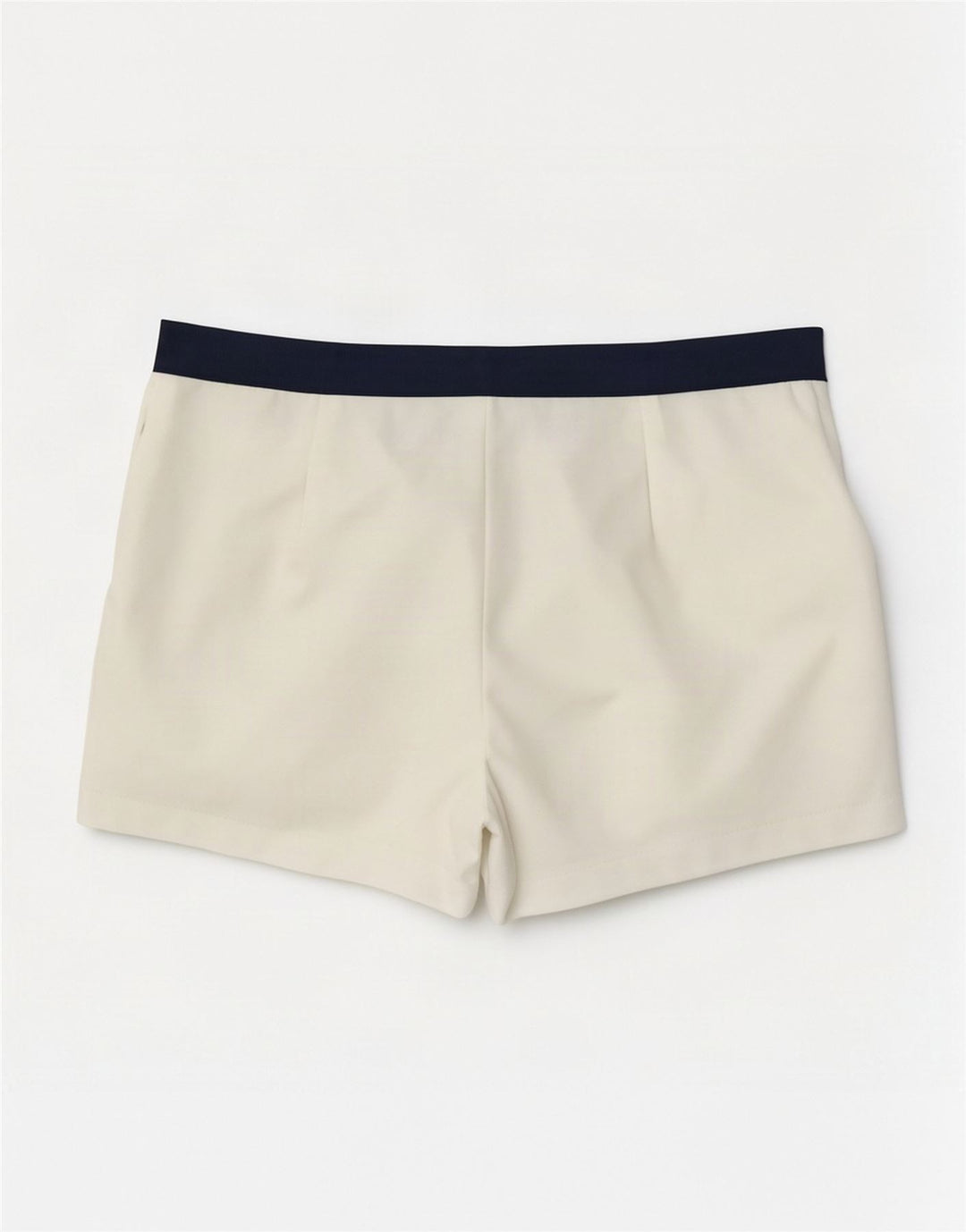 Vintage Herren Casual Shorts IT 50 Large W30 Weiß Colourblock Polyester