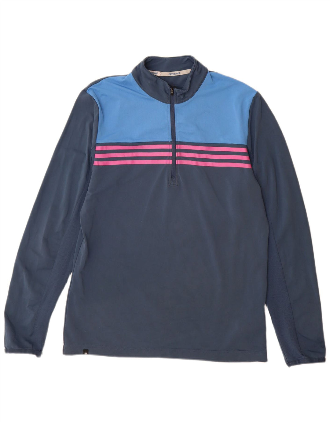 Adidas Climacool Pullover-Trainingsanzug für Herren, Größe S, Marineblau, Farbblock
