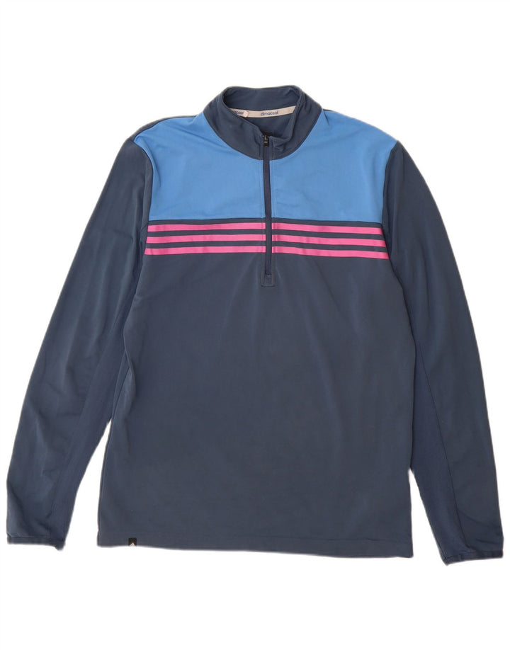Adidas Climacool Pullover-Trainingsanzug für Herren, Größe S, Marineblau, Farbblock