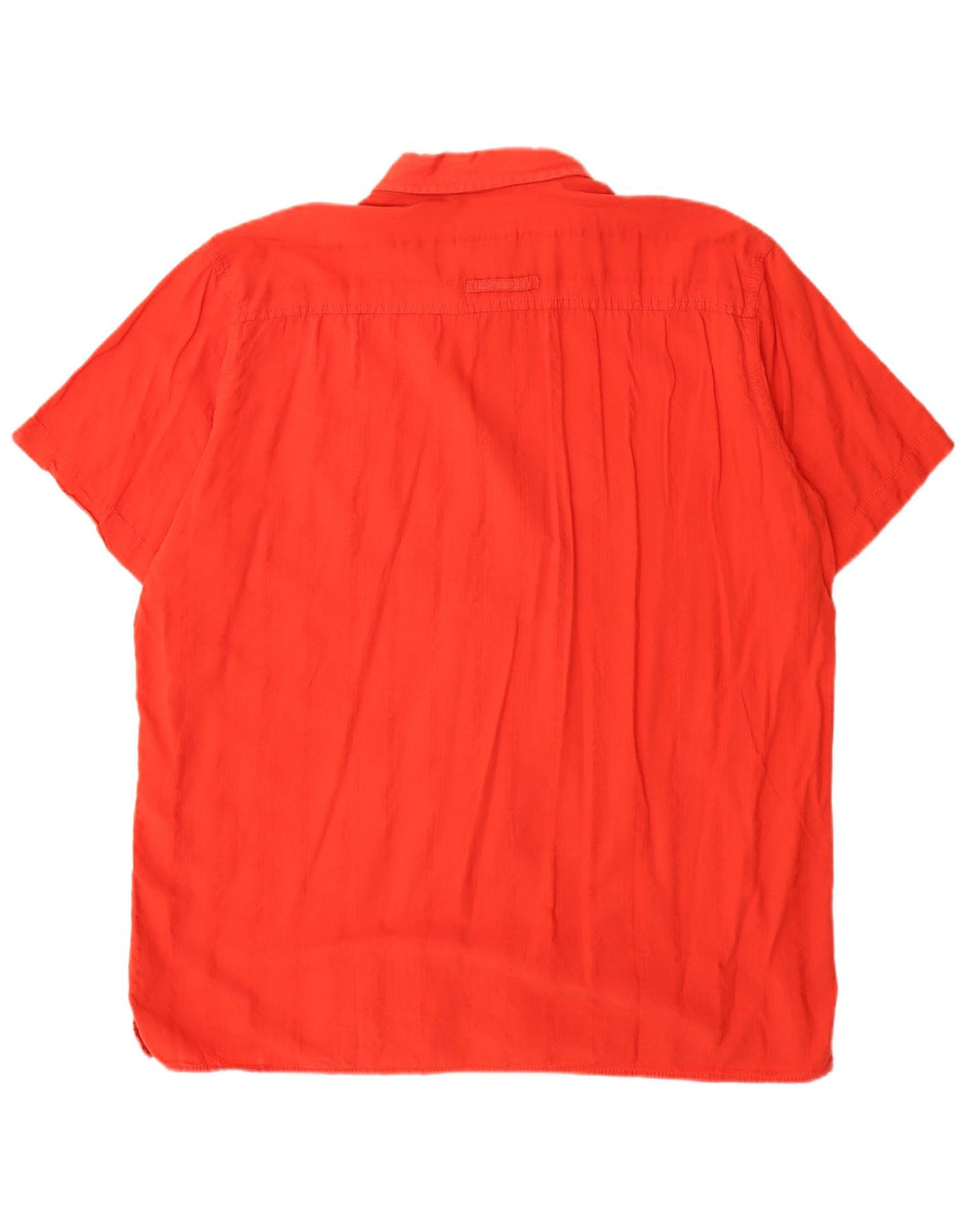 Camel Active Herren-Kurzarmhemd 2XL aus roter Baumwolle