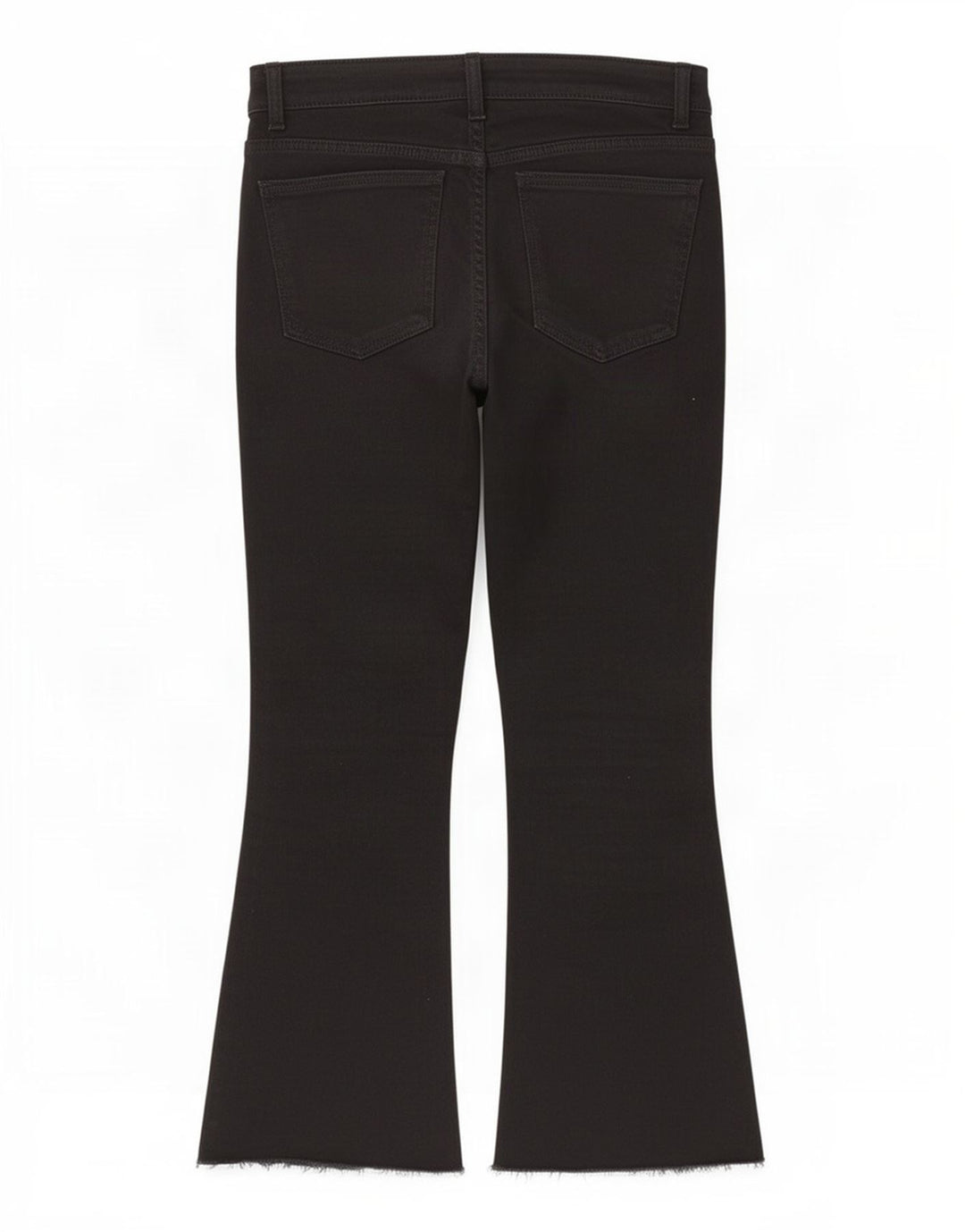 Zara Damen Crop Bootcut Jeans EU 40 Medium W30 L25 Schwarz