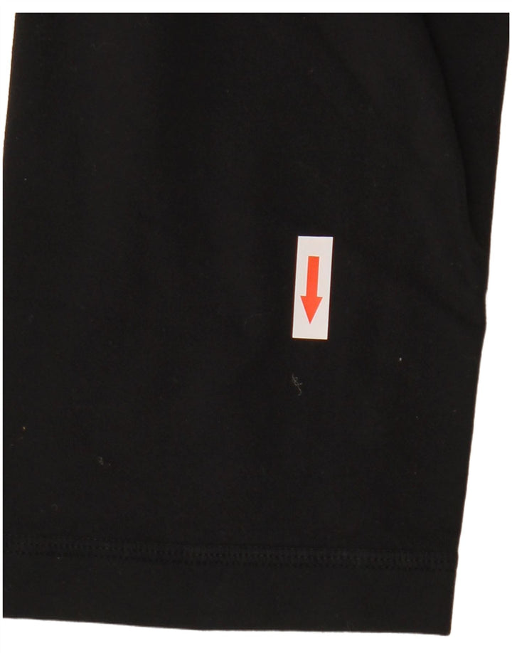 Lululemon Damen Capri-Leggings US 8 Medium Schwarz Synthetik
