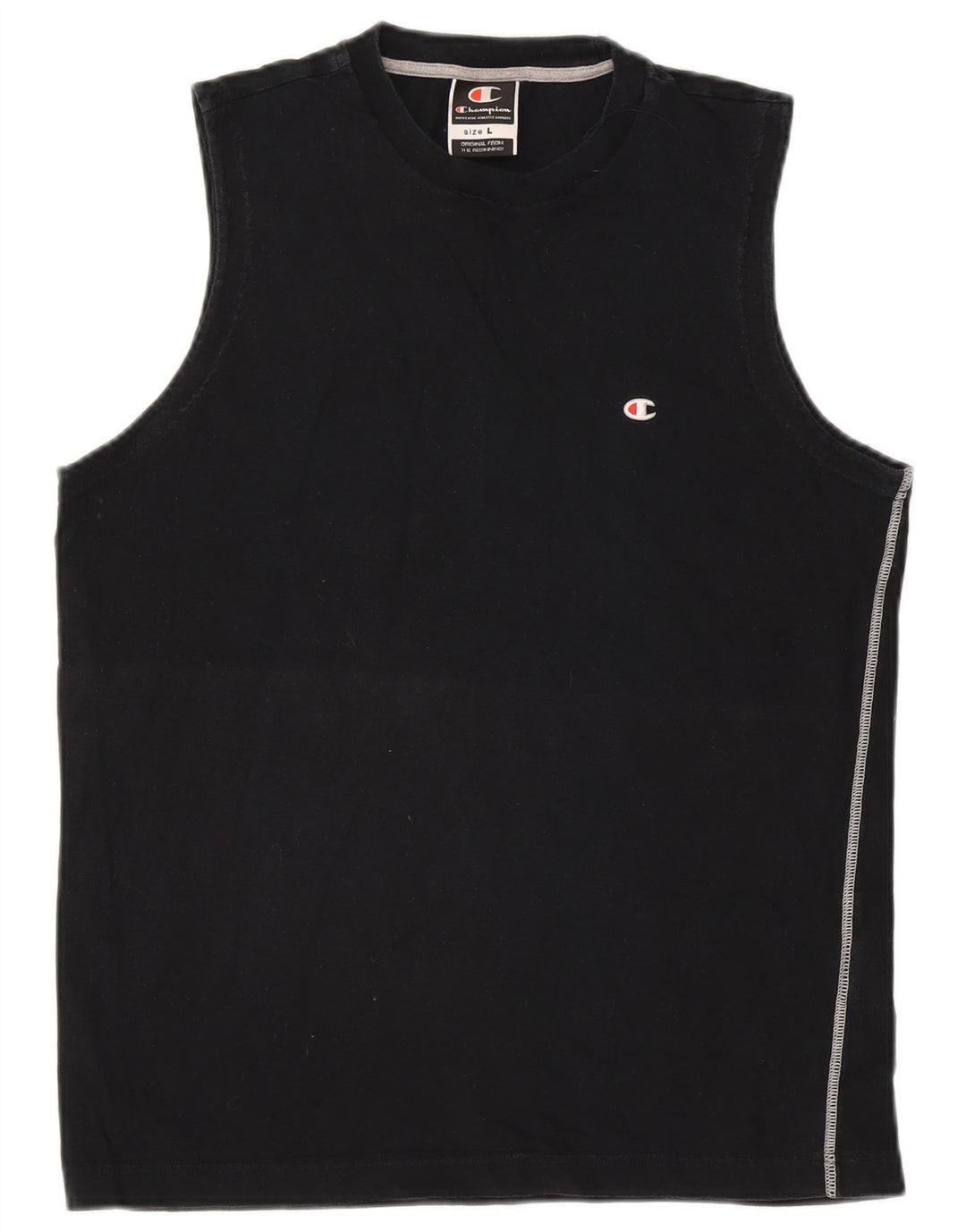 Champion Herren-Trägershirt, groß, aus schwarzer Baumwolle