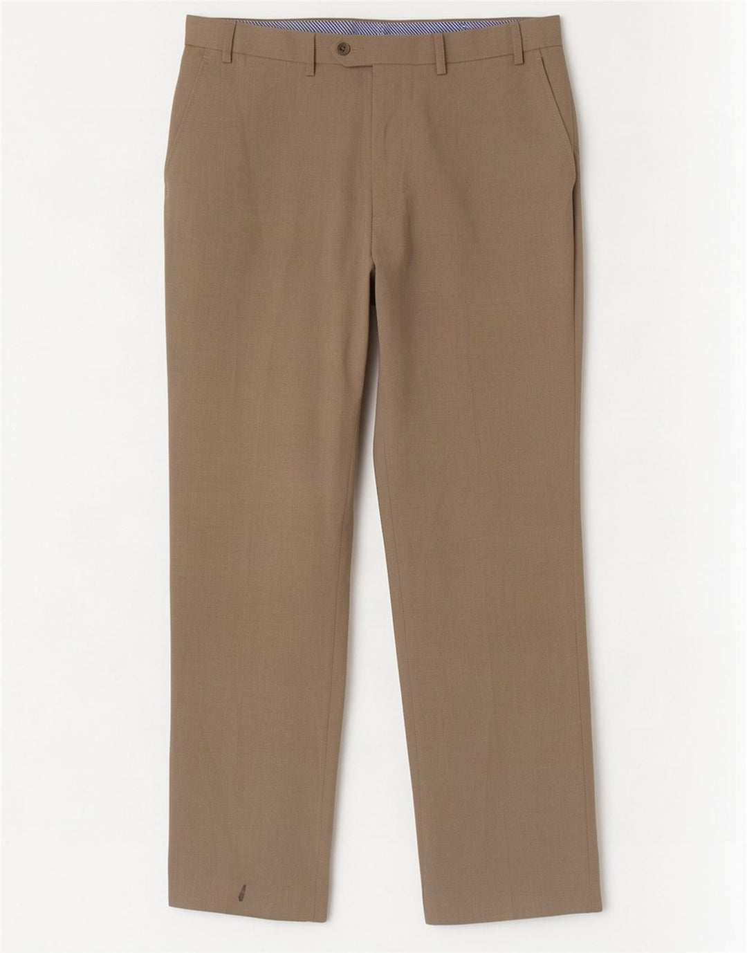 Gerade Herren-Anzughose von Marks & Spencer, W38, L33, beige, Polyester