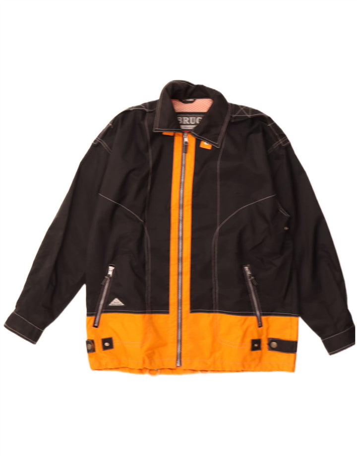 Brugi Herren Regenjacke IT 54 2XL Schwarz Colourblock