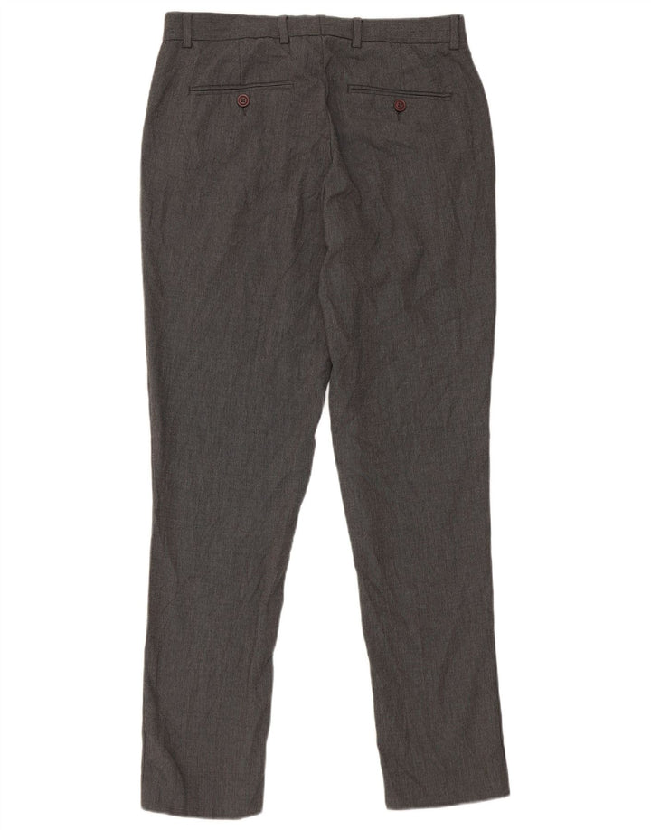 French Connection Slim-Anzughose für Herren, W32, L30, grau, Polyester