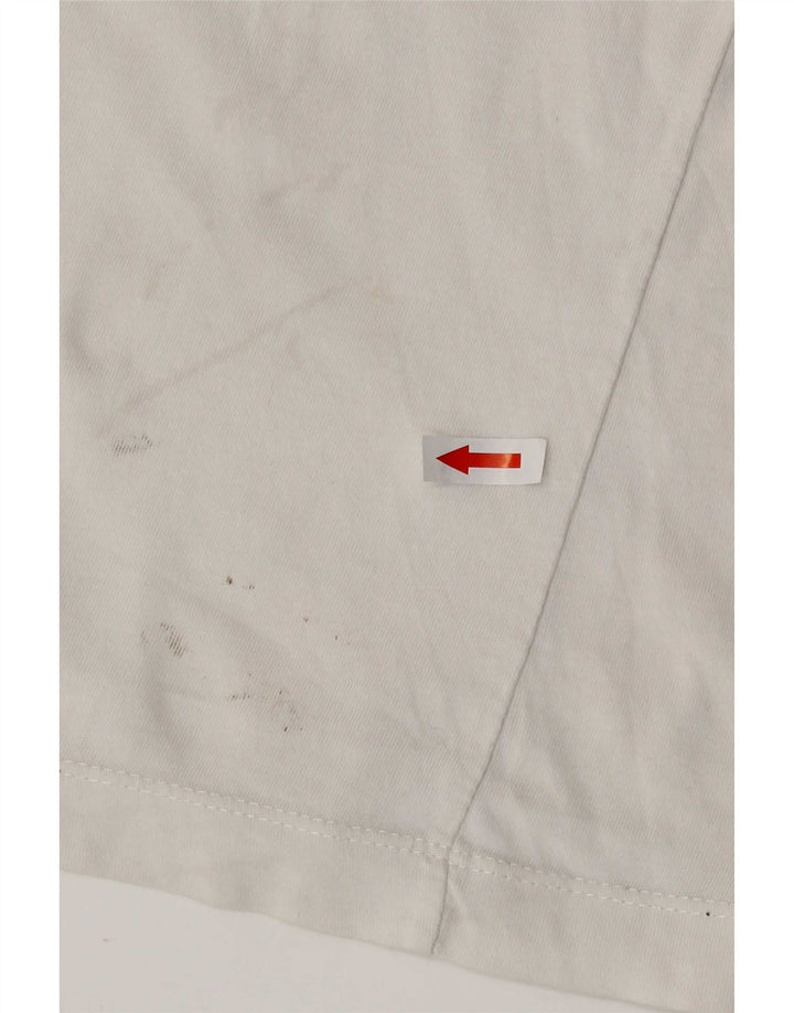Nike Herren-T-Shirt mit Grafik, Größe S, weiße Baumwolle