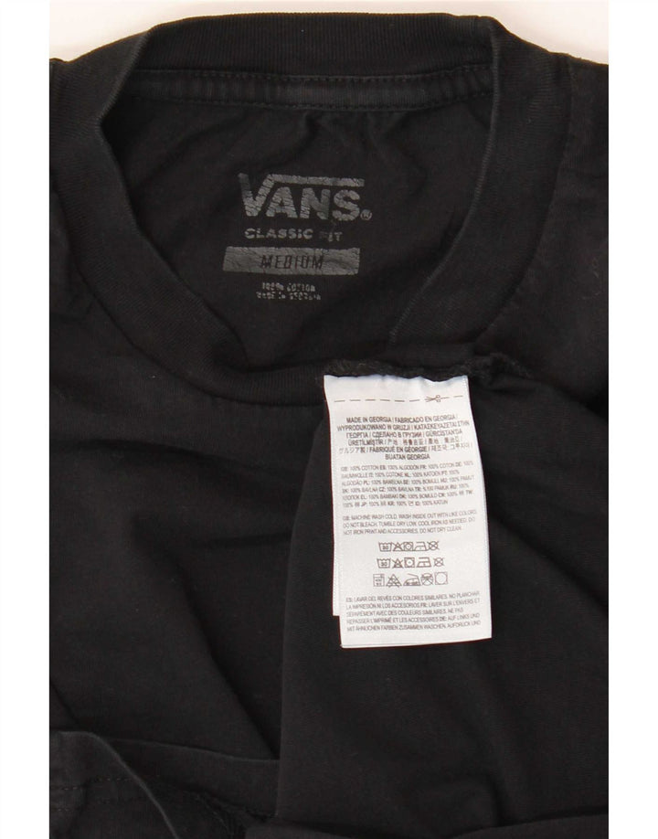 Vans Herren-T-Shirt mit klassischer Passform, mittelschwarze Baumwolle