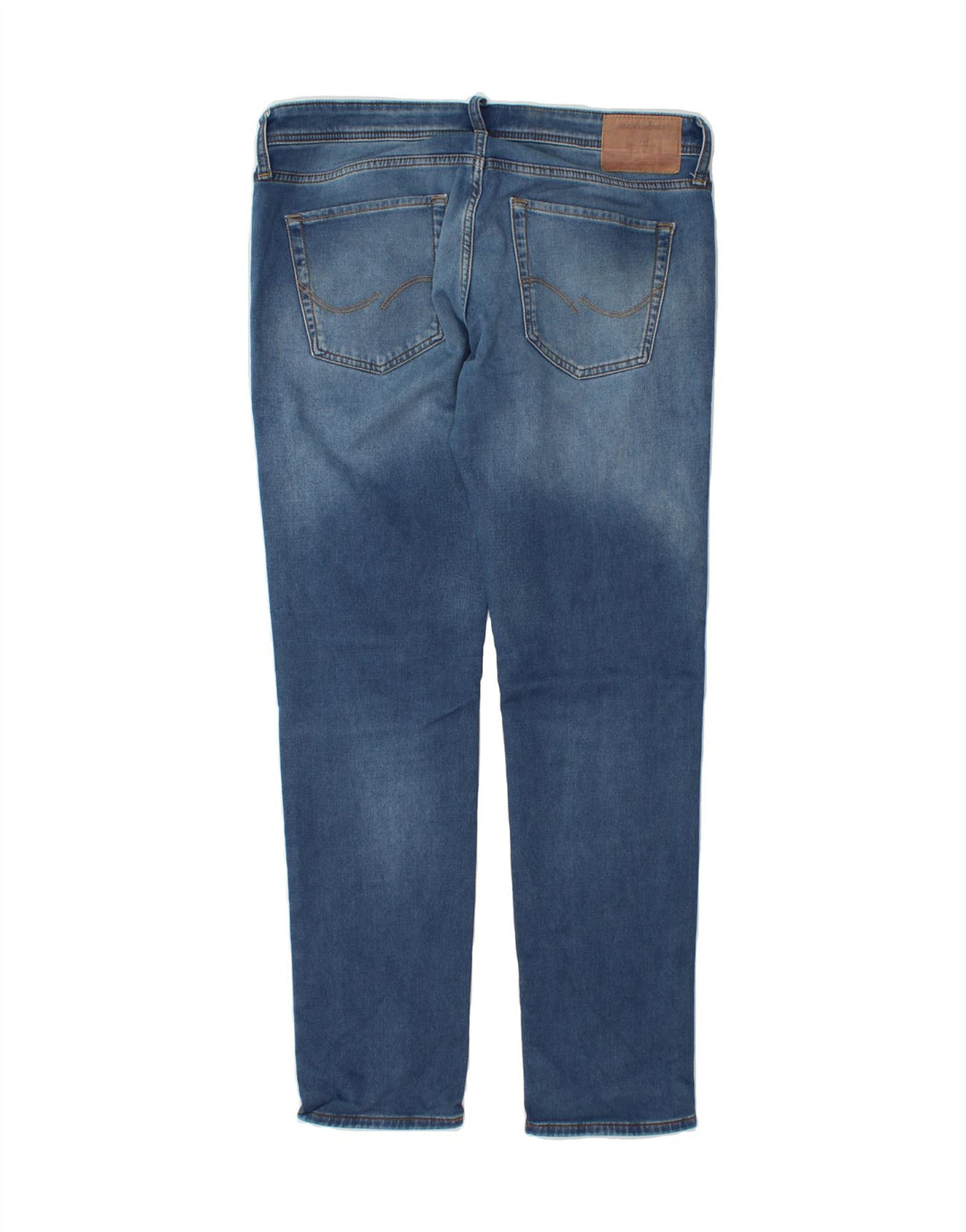 JACK & JONES Mens Slim Jeans W34 L32 Blue Cotton Vintage Jack & Jones and Second-Hand Jack & Jones from Messina Hembry 