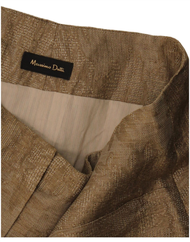 Massimo Dutti Damen Minirock W34 Large Beige Floral