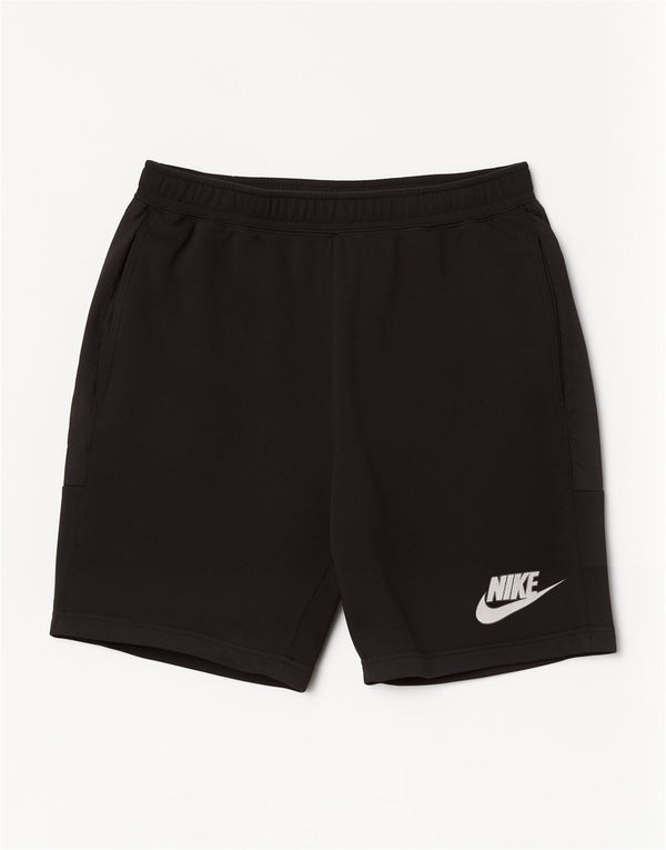 Nike Herren-Sportshorts mit Grafik, groß, aus schwarzer Baumwolle