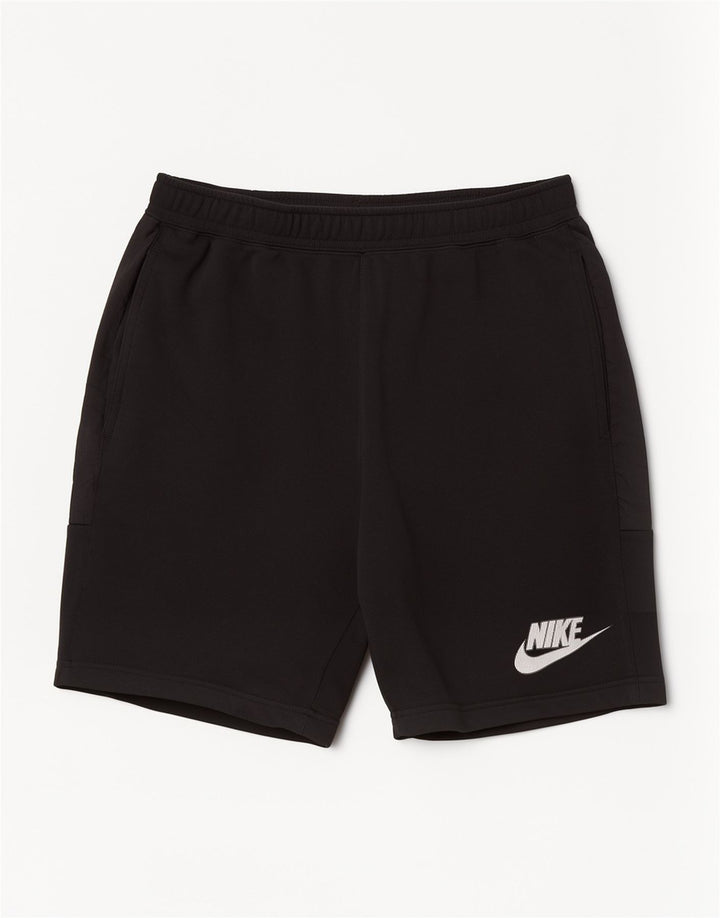 Nike Herren-Sportshorts mit Grafik, groß, aus schwarzer Baumwolle